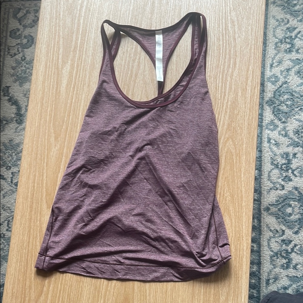 lululemon athletica Maroon Tank Top